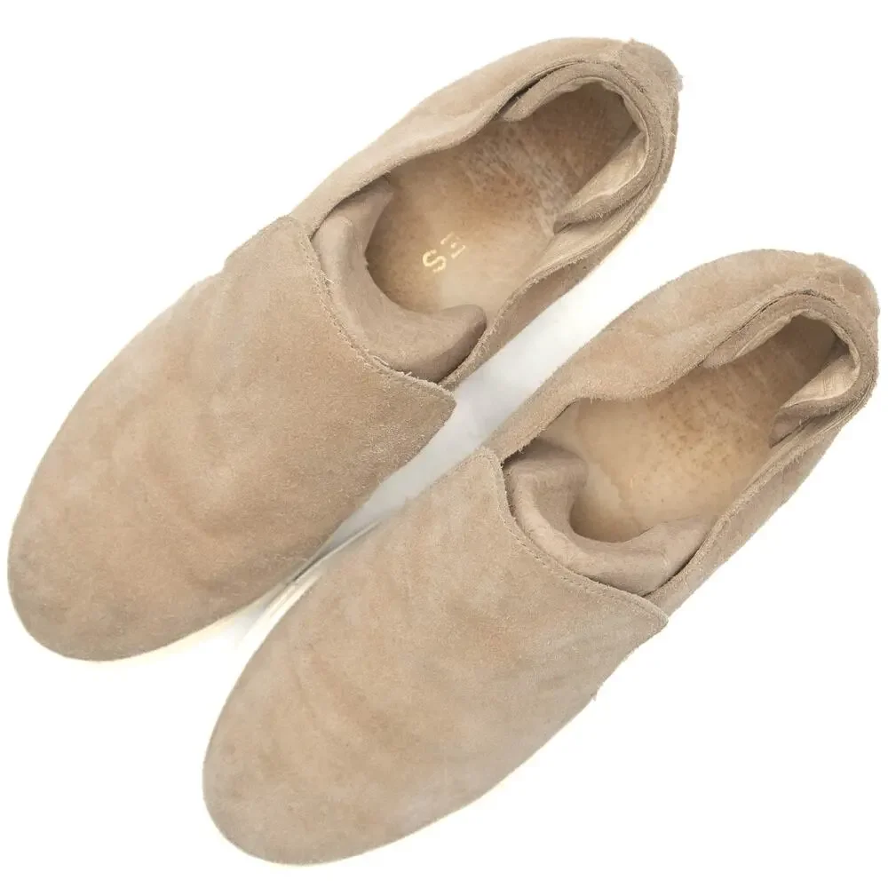 J/Slides Tan Suede Slip-On Sneakers Size 8.5